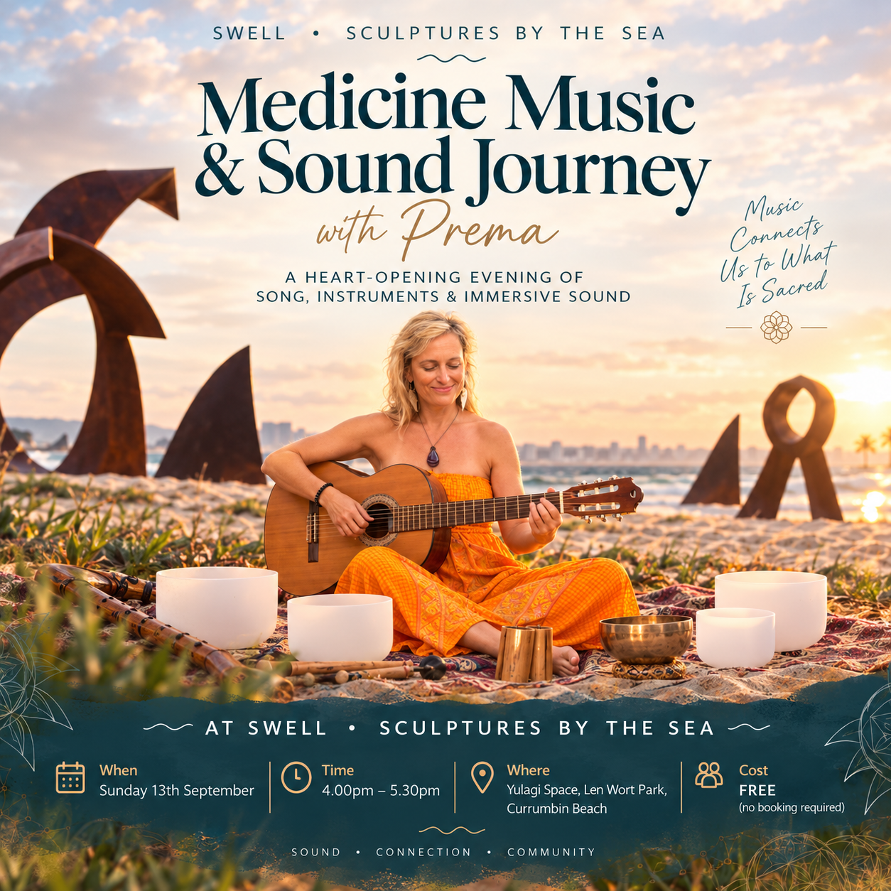 Medicine Music @ SWELL, Sculptures by the Sea - FREE EVENT SUNDAY