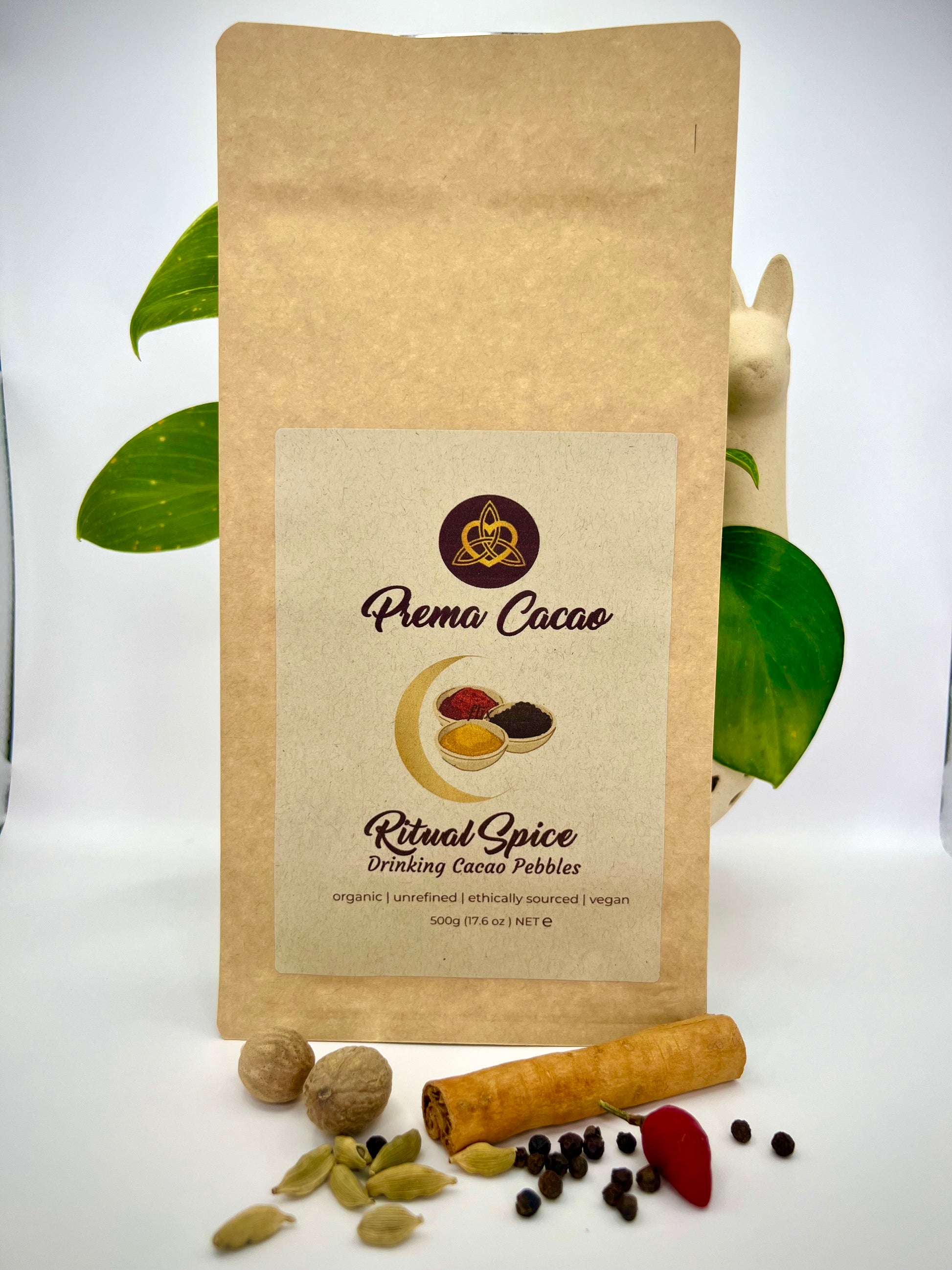 Ritual Spice cacao pebbles with spices 500g bag