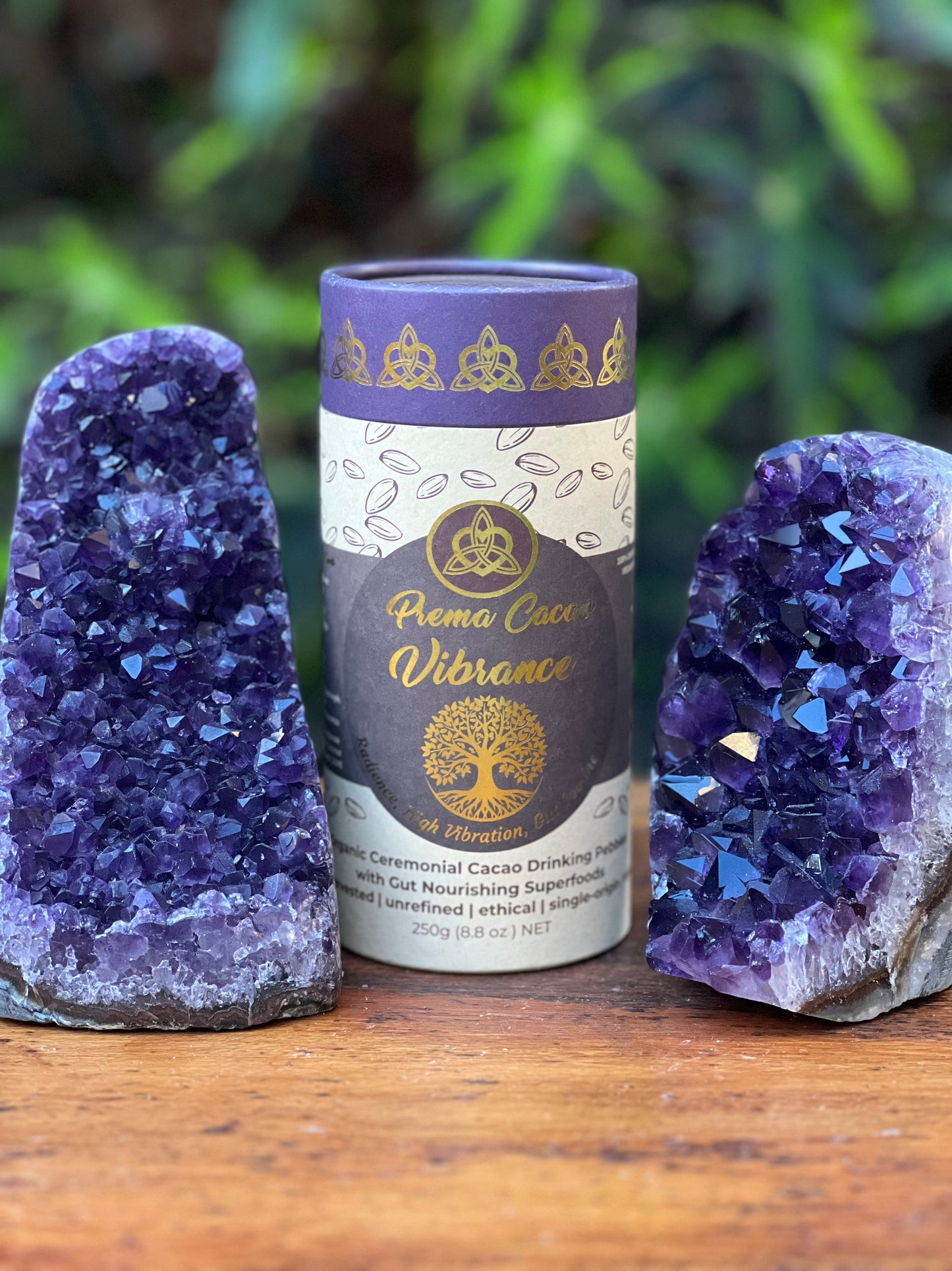 Vibrance berry and ceremonial cacao elixir by Prema Cacao